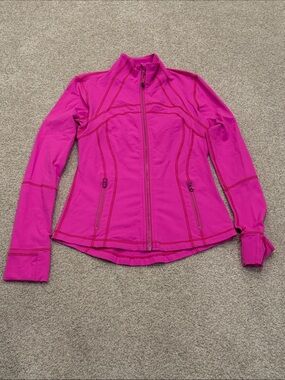 lululemon athletica Pink Full-Zip Athletic Jacket